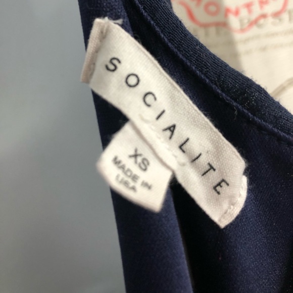 Socialite Navy Blue Dress With Cutouts - Picture 8 of 10